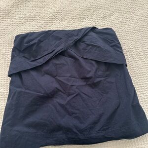 J. Crew Midnight Blue Strapless Top